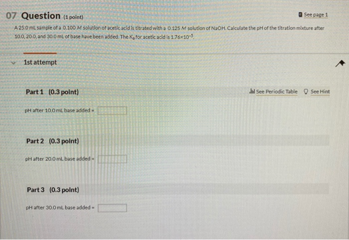 Solved 04 Question (1 point) LAUNCH TUTORIAL LESSON See page | Chegg.com