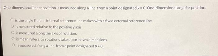 Solved Ona plot of angular position 8 versus time tfor the | Chegg.com