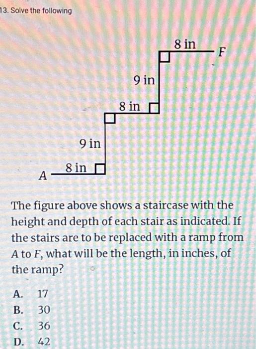 Solved 13. Solve The Following The Figure Above Shows A | Chegg.com