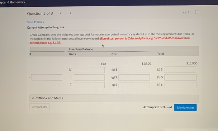 Solved in the given questionbelow use a weighted average | Chegg.com