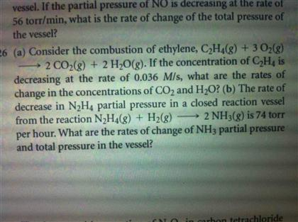 Solved Consider the combustion of ethylene C2H4 g 3 Chegg