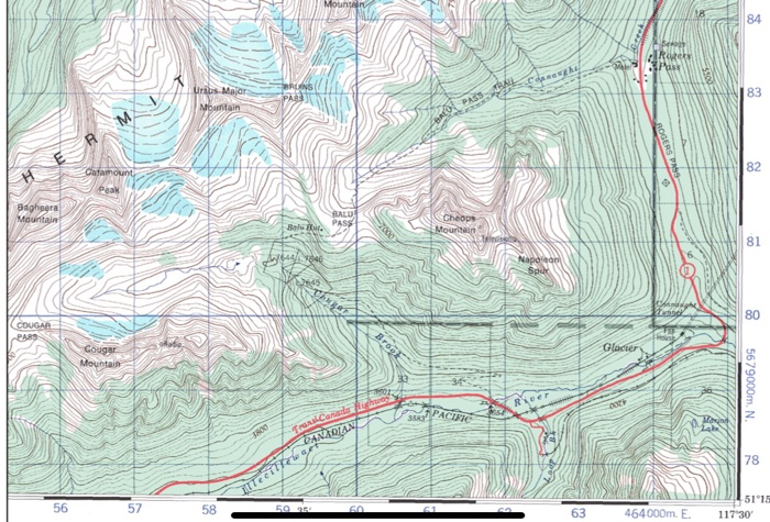 Solved Study the partial Glacier map (