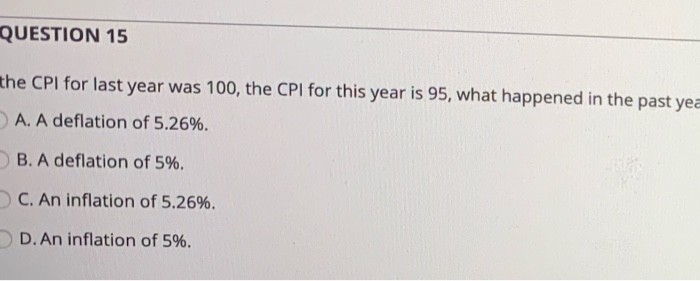 Solved QUESTION 4 Assume The Inflation Rate Falls From 10% | Chegg.com