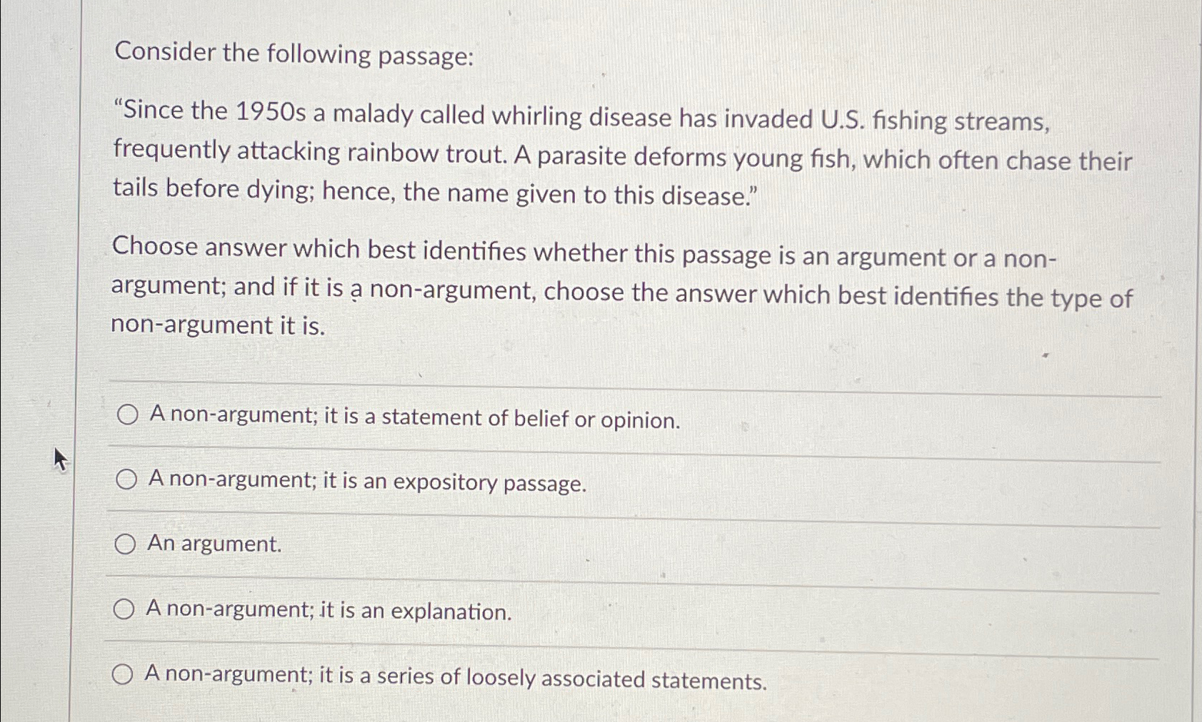 Consider the following passage: