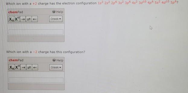 Solved Which atom has the electron configuration 1s 2s 2p 3s | Chegg.com