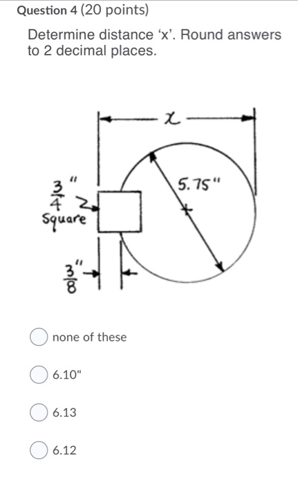 Solved Determine the value of 'x'. Round answer to 2 decimal | Chegg.com