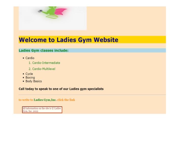 Welcome to Ladies Gym Website
Ladies Gym classes include:
- Cardio
1. Cardio-Intermediate
2. Cardio-Multilevel
- Cycle
- Boxi