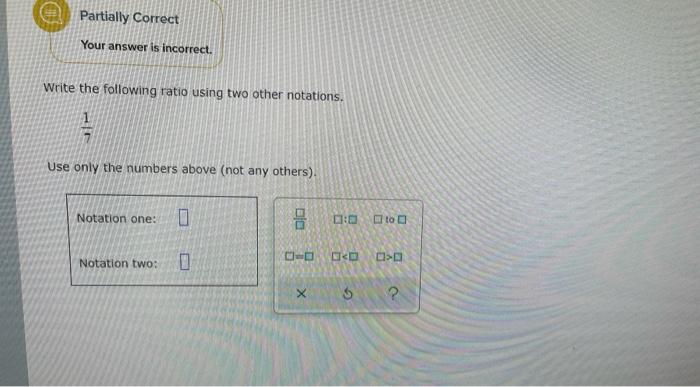 Solved Partially Correct Your answer is incorrect. Write the | Chegg.com