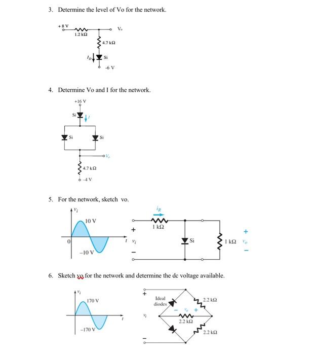 Solved 1. For the series diode configuration: (a) Employing | Chegg.com