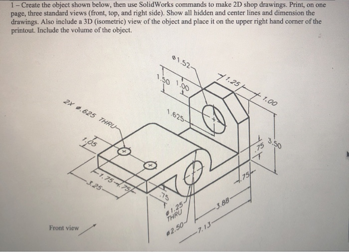 hidden lines solidworks drawing