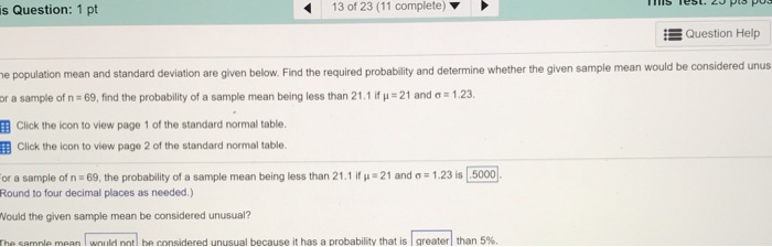 Solved is Question: 1 pt 13 of 23 (11 complete) Question | Chegg.com