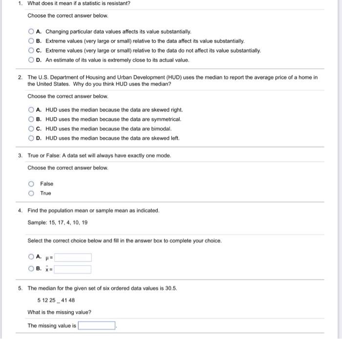 solved-1-what-does-it-mean-if-a-statistic-is-resistant-chegg