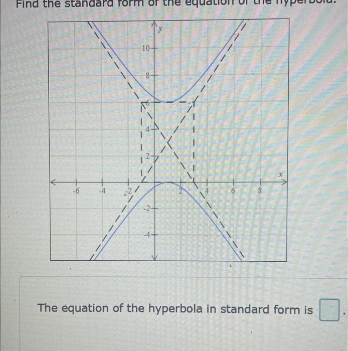 hyperbola standard form worksheet