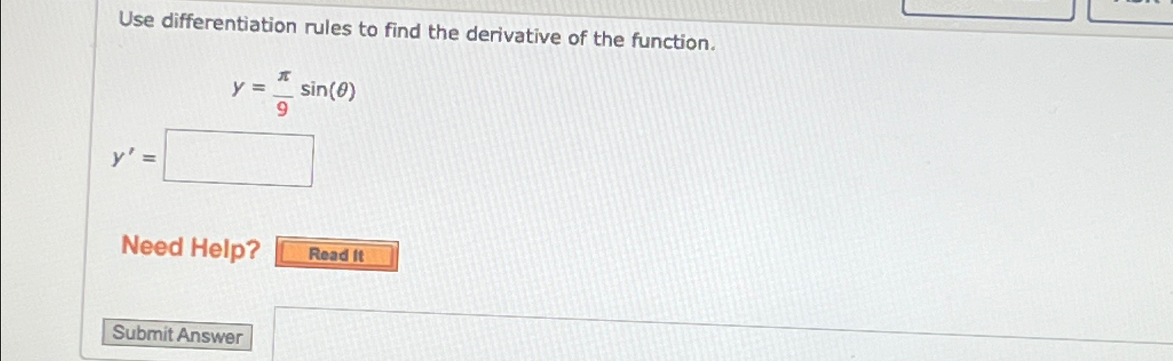 Solved Use differentiation rules to find the derivative of | Chegg.com