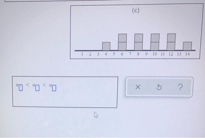Solved Three distributions labeled (a) (b) and (c) are Chegg com