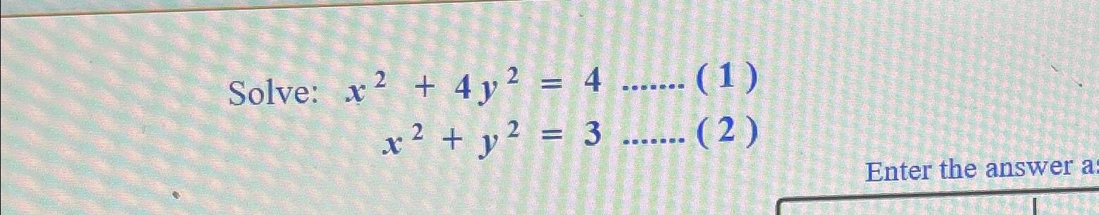 x 4 y 2 answer