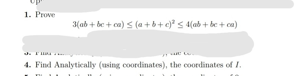 Solved 1 Prove 3 Ab Ca A B C 2 4 Ab Chegg Com