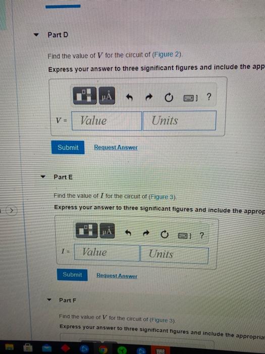Solved Part A Find the value of I for the circuit of (Figure | Chegg.com