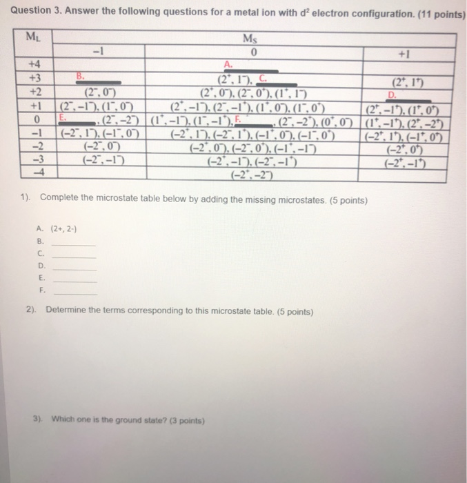 Solved Question 3. Answer the following questions for a | Chegg.com