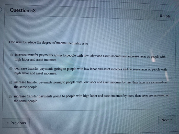 Solved Question 53 0.1 pts One way to reduce the degree of | Chegg.com