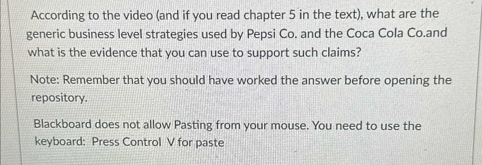 Solved According to the video (and if you read chapter 5 ﻿in | Chegg.com