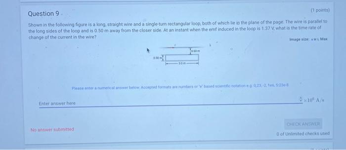Solved Question 9, (1 points) Shown in the following figure | Chegg.com