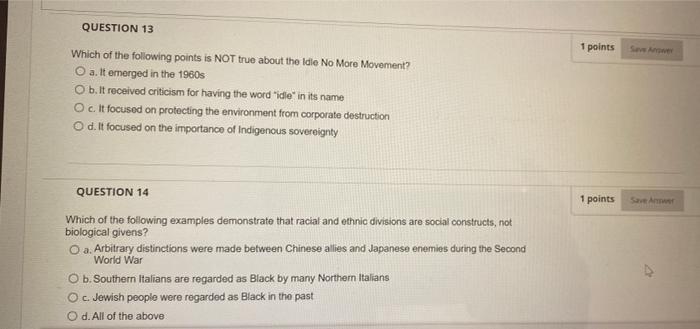 Solved QUESTION 13 1 points Which of the following points is | Chegg.com