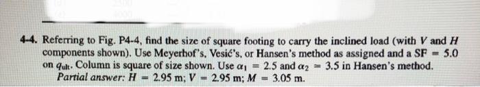 Solved 4. 4. Referring to Fig. P4-4, find the size of square | Chegg.com