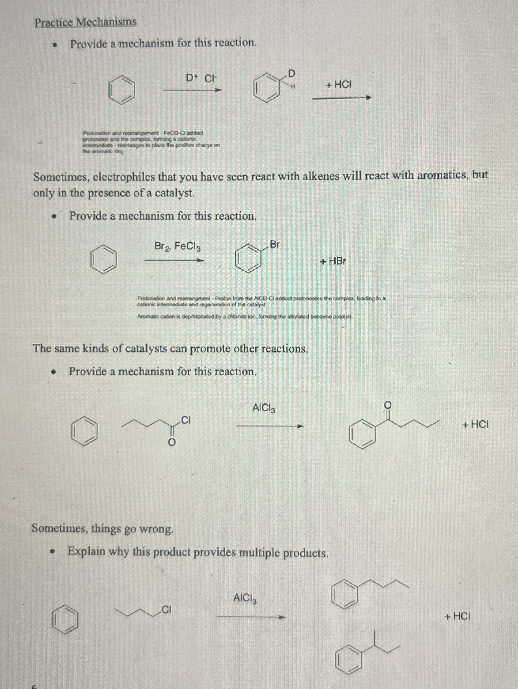 Solved Practice MechanismsProvide a mechanism for this | Chegg.com