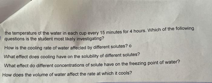 Solved A student conducts an experiment in which he | Chegg.com