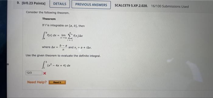 Solved Consider The Following Theorem. Theorem If F Is | Chegg.com