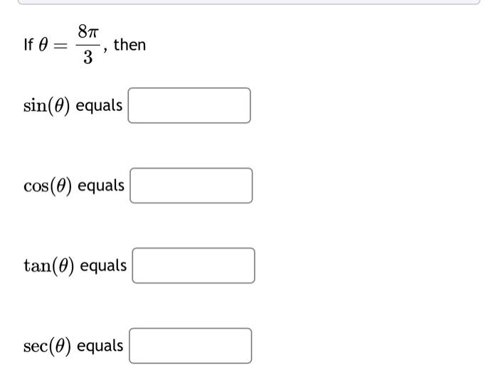 Solved θ=38π | Chegg.com