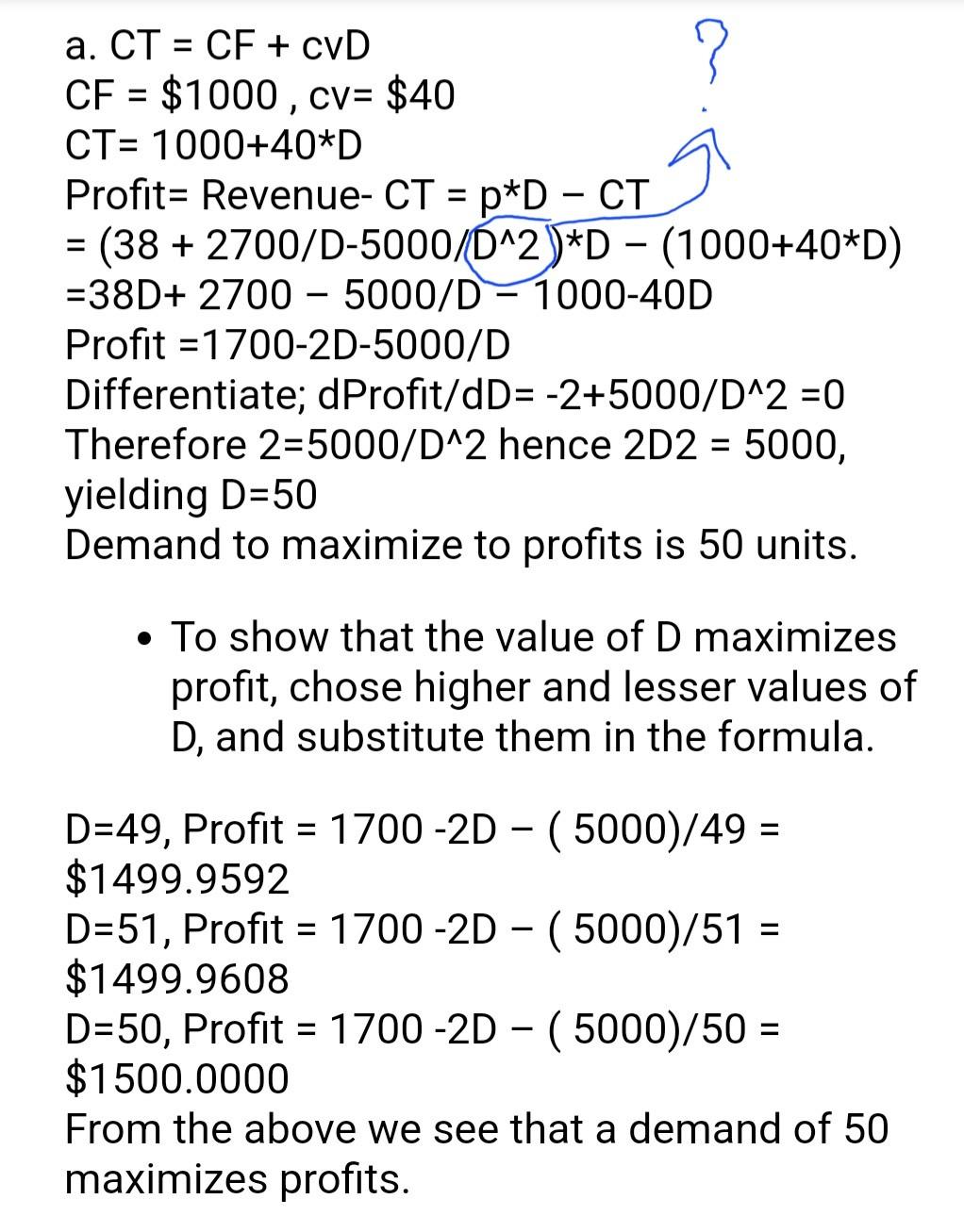 Solved Solve The Following Problem A Company Produces A | Chegg.com