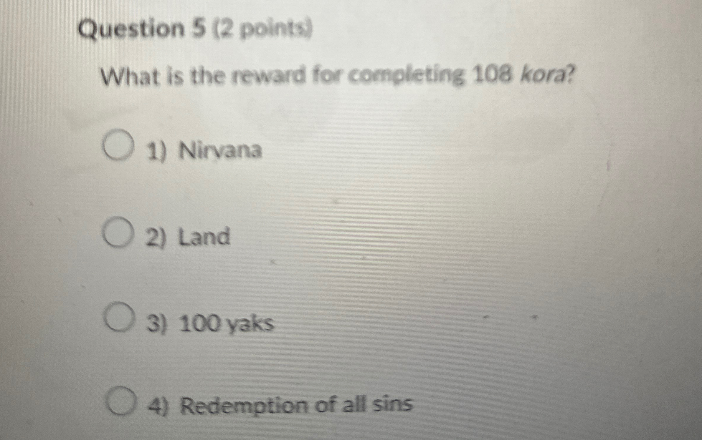Solved Question 5 (2 ﻿points)What is the reward for | Chegg.com