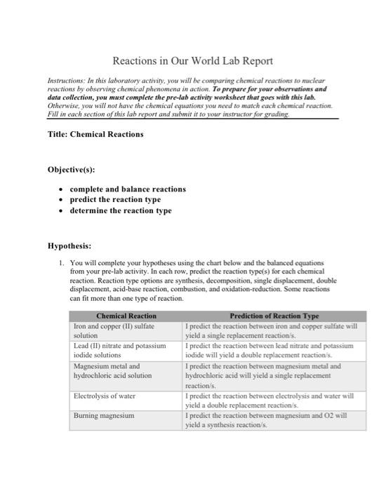 41-virtual-lab-types-of-chemical-reactions-worksheet-answer-key