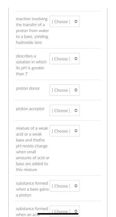 Solved Question 1 10pts Match the term to the most | Chegg.com