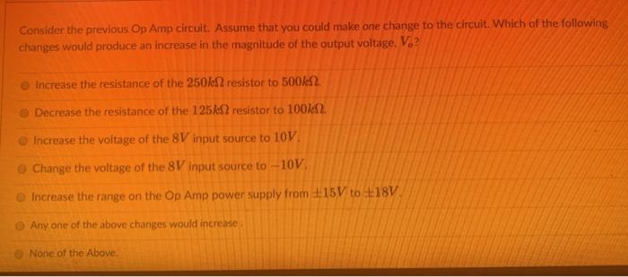 Solved Consider the circuit shown below, with an ideal op | Chegg.com
