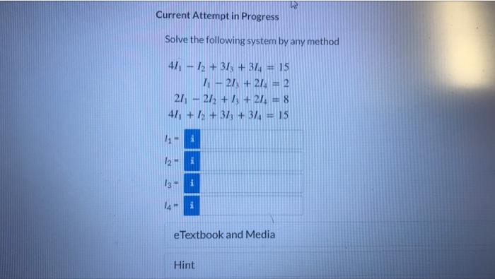 Solved View Policies Current Attempt in Progress Solve the | Chegg.com