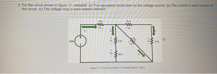 Solved 2. For the circuit shown in figure 17. calculate (a) | Chegg.com