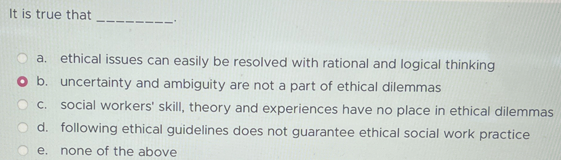 High Quality SOLUTION It is true that q,a. ﻿ethical issues can easily ...