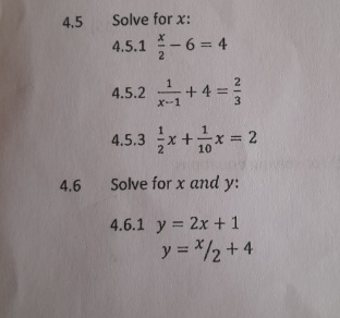Solved 4.5 ﻿Solve for x | Chegg.com