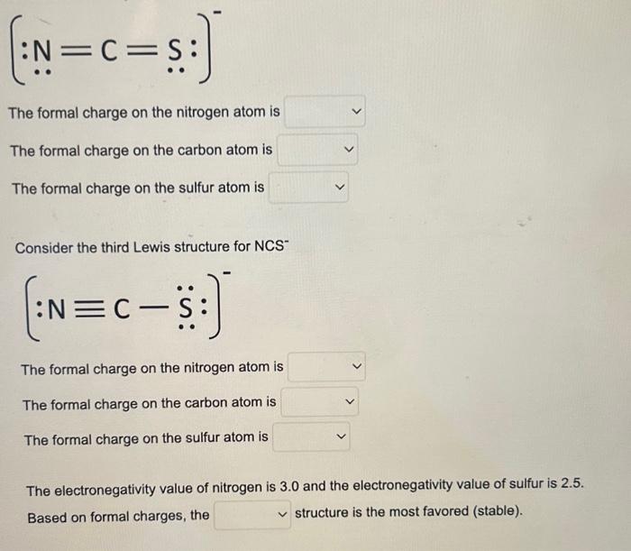 Solved QUESTION 1 Consider the first Lewis structure for | Chegg.com