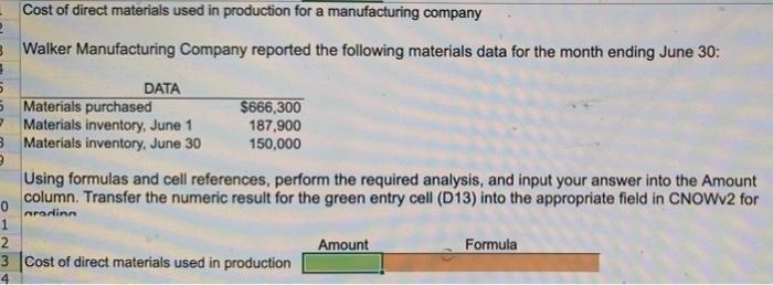 Solved Cost Of Direct Materials Used In Production For A | Chegg.com