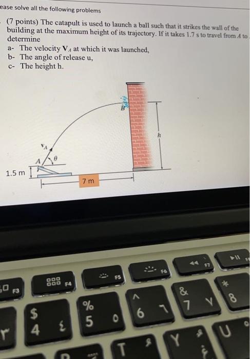 Solved Ease Solve All The Following Problems (7 Points) The | Chegg.com