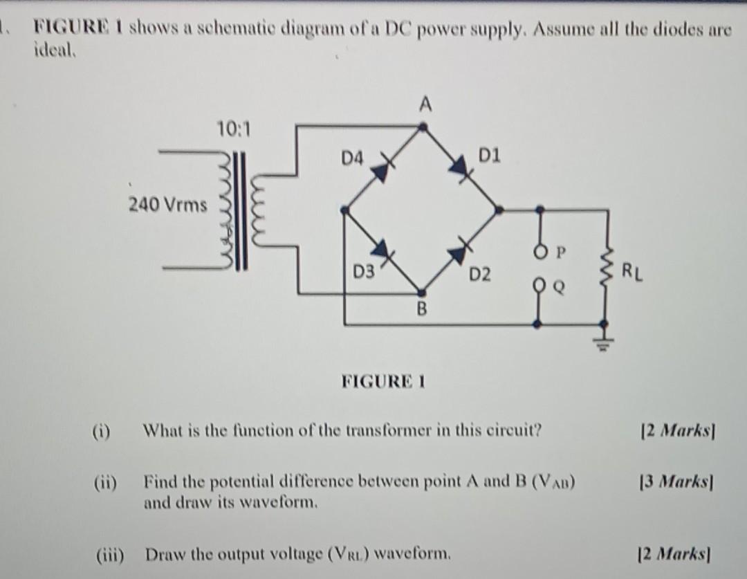 Schematic Diagram Of A Dc Power