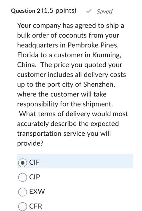 Solved You want to open a company for shipment in China .