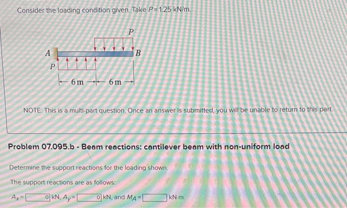 Solved Consider The Loading Condition Given. Take | Chegg.com