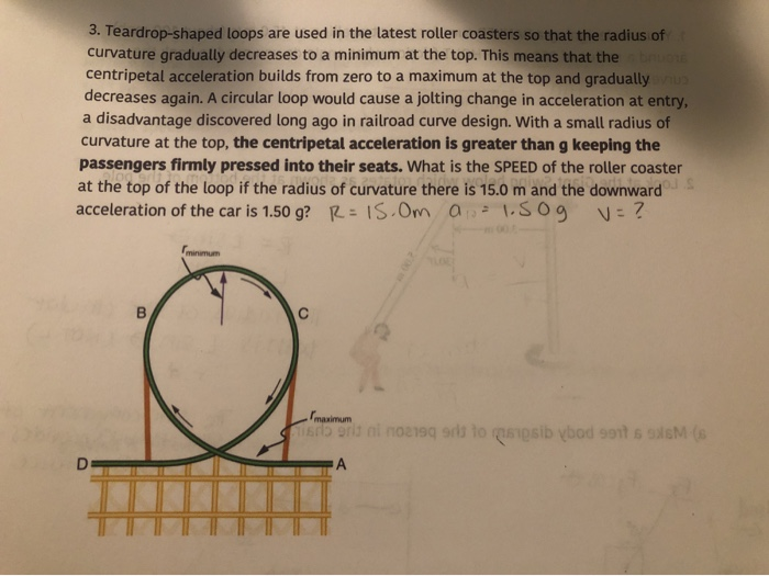 Solved 3. Teardrop shaped loops are used in the latest Chegg