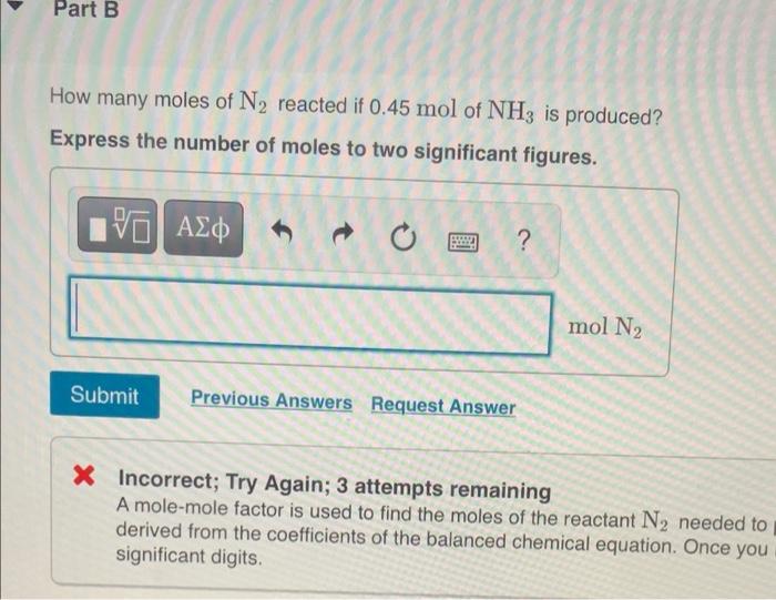 Solved Ammonia is produced by the reaction of hydrogen and | Chegg.com