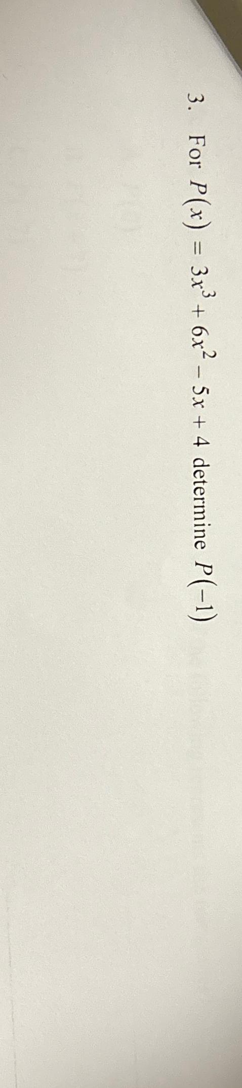 wielomian w x )= 6x 3 3x 2 5x p